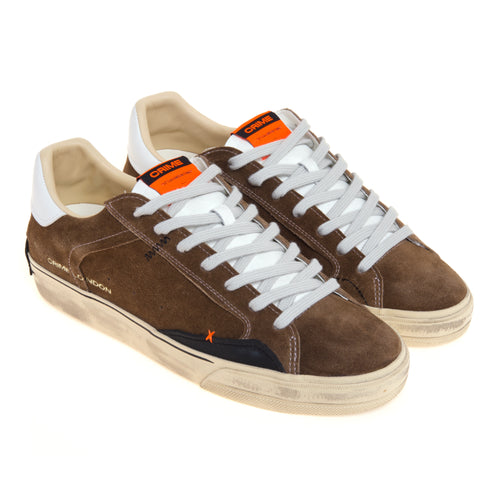 Sneaker Crime London Deconstructed in camoscio - 2