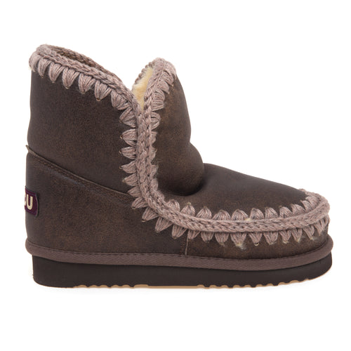 Stivaletto Mou Eskimo 18 in pelle effetto vintage