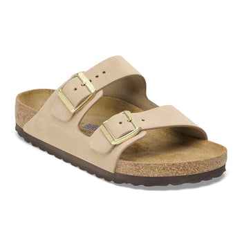 Ciabatta Birkenstock Arizona in nabuck con sottopiede morbido - 3