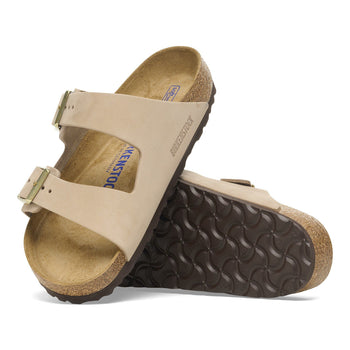 Ciabatta Birkenstock Arizona in nabuck con sottopiede morbido - 5