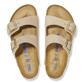 Ciabatta Birkenstock Arizona in nabuck con sottopiede morbido - 6