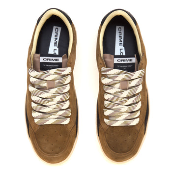 Sneaker Crime London Chelsea in camoscio - 5