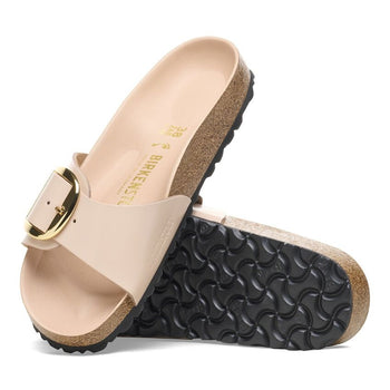 Ciabatta Birkenstock Madrid Big Buckle in pelle laccata - 4