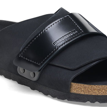 Ciabatta Birkenstock Kyoto in nabuck e pelle laccata - 3