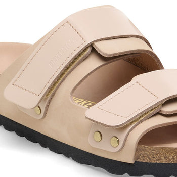 Ciabatta Birkenstock Uji in nabuck e pelle laccata - 3