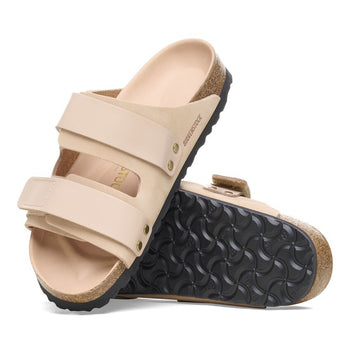 Ciabatta Birkenstock Uji in nabuck e pelle laccata - 5