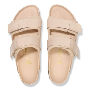 Ciabatta Birkenstock Uji in nabuck e pelle laccata - 6