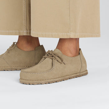 Allacciata Birkenstock Utti Lace S in camoscio - 5