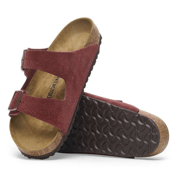 Ciabatta Birkenstock Arizona in camoscio con doppia fascia - 4