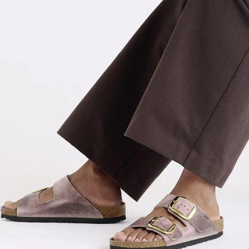 Ciabatta Birkenstock Arizona Big Buckle in pelle oliata - 5