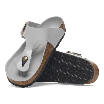 Ciabatta infradito Birkenstock Gizeh Big Buckle in pelle verniciata - 4