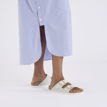 Ciabatta Birkenstock Arizona in nabuck con doppia fascia - 6