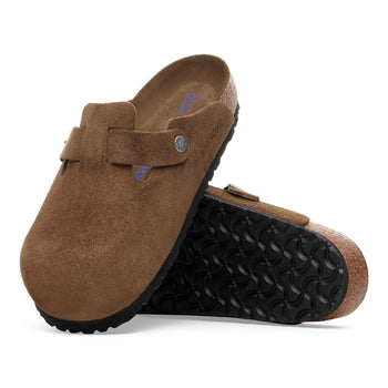 Birkenstock Boston in camoscio Soft Footbed - 3