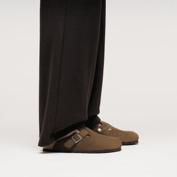 Birkenstock Boston in camoscio Soft Footbed - 5