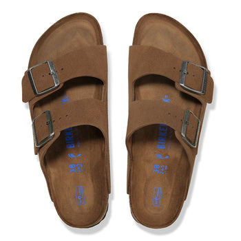 Ciabatta Birkenstock Arizona in camoscio con plantare morbido - 3