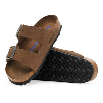 Ciabatta Birkenstock Arizona in camoscio con plantare morbido - 4