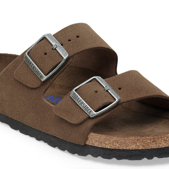 Ciabatta Birkenstock Arizona in camoscio con plantare morbido - 4