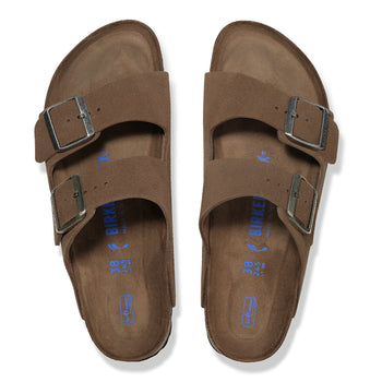 Ciabatta Birkenstock Arizona in camoscio con plantare morbido - 8