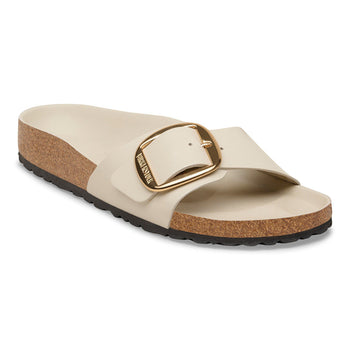 Ciabatta Birkenstock Madrid Big Buckle in pelle laccata - 3