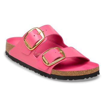 Ciabatta doppia fascia Birkenstock Arizona Big Buckle in pelle laccata - 3