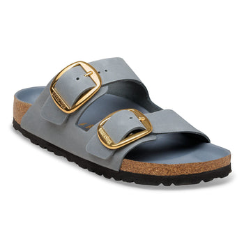 Ciabatta doppia fascia Birkenstock Arizona Big Buckle in pelle oliata - 3