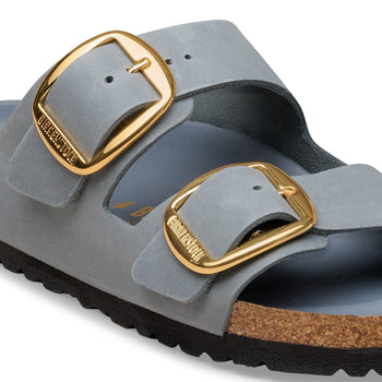 Ciabatta doppia fascia Birkenstock Arizona Big Buckle in pelle oliata - 4