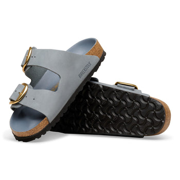 Ciabatta doppia fascia Birkenstock Arizona Big Buckle in pelle oliata - 7