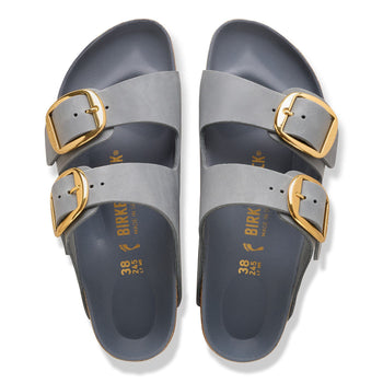 Ciabatta doppia fascia Birkenstock Arizona Big Buckle in pelle oliata - 8