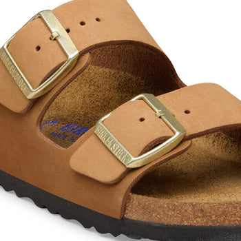 Ciabatta Birkenstock Arizona in nabuck con sottopiede morbido - 4