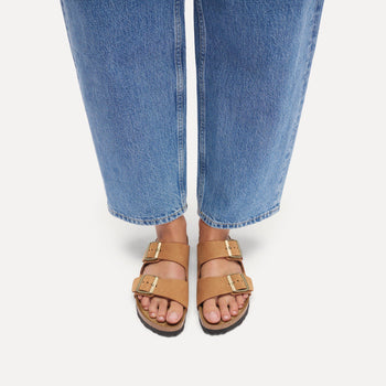 Ciabatta Birkenstock Arizona in nabuck con sottopiede morbido - 6