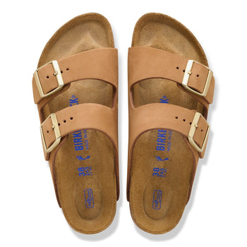 Ciabatta Birkenstock Arizona in nabuck con sottopiede morbido - 8