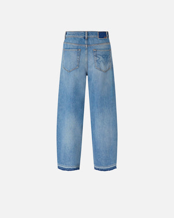 Jeans balloon fit Pinko in cotone con scoloriture - 6
