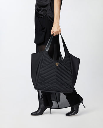 Borsa shopping Pinko in pelle trapuntata - 5
