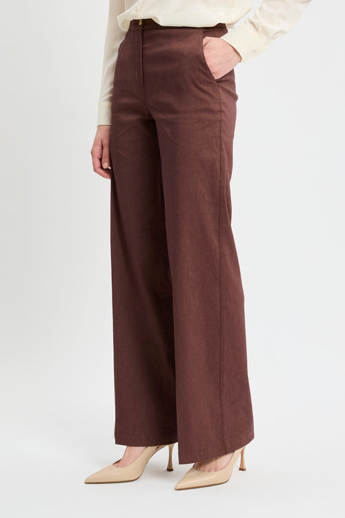Pantalone Pinko in lino stretch