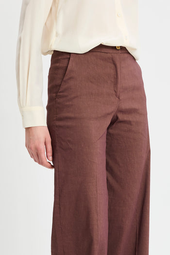 Pantalone Pinko in lino stretch - 4