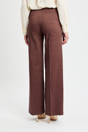 Pantalone Pinko in lino stretch - 5