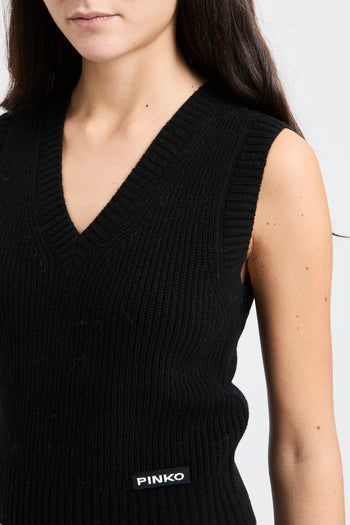 Gilet Pinko in maglia con scollo a V - 4