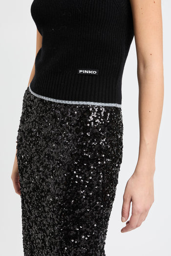 Gilet Pinko in maglia con scollo a V - 5