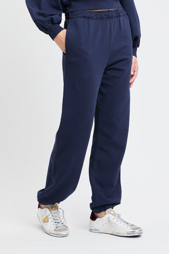 Pantalone jogger Pinko in cotone con logo ricamato - 4