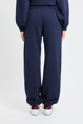 Pantalone jogger Pinko in cotone con logo ricamato - 6