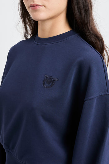 Felpa Pinko in cotone con ricamo Love Birds - 5