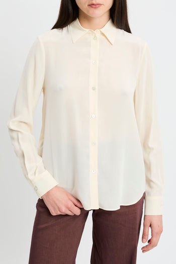 Camicia Pinko in seta sand wash - 3
