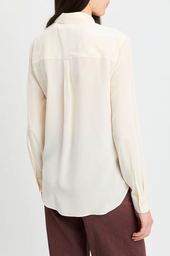 Camicia Pinko in seta sand wash - 4