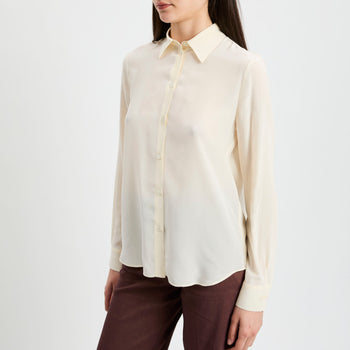 Camicia Pinko in seta sand wash - 7