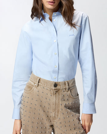 Camicia boxi Pinko in popeline - 4