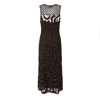 Abito midi senza maniche Pinko in crocket - 6