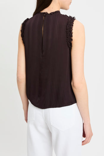 Top Pinko in viscosa con volants - 5