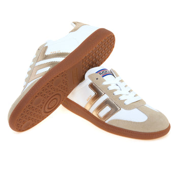 Sneaker Back 70 Cloud in pelle e camoscio con inserti laminati - 4