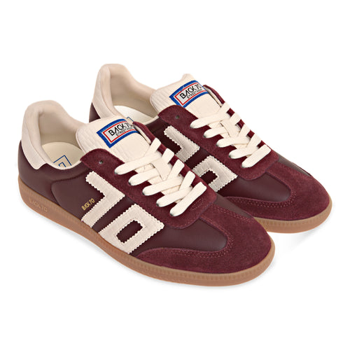 Sneaker Back 70 Cloud in nappa con inserti latte - 2
