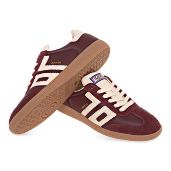 Sneaker Back 70 Cloud in nappa con inserti latte - 4